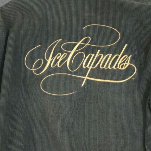 Vintage 90s Ice Capades Embroidered Jacket With Lapel Pin USA Made Large RARE - Picture 5 of 6